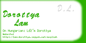 dorottya lam business card